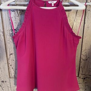 Candie's Fuchsia Sleeveless Blouse